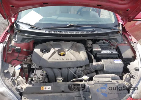 2012 Hyundai Elantra Limited (Ulsan Plant) из США, поврежденный, VIN KMHDH4AE9CU464554